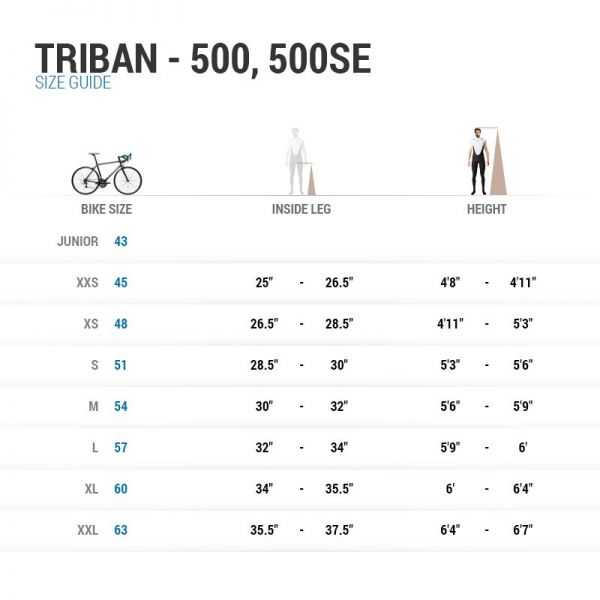 triban 3 size guide